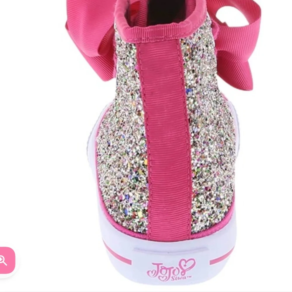 JoJo Siwa glitter high tops - Picture 4 of 9